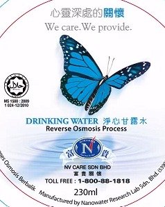 NV Care drinking water