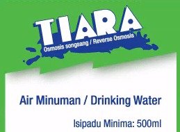 Tiara drinking water